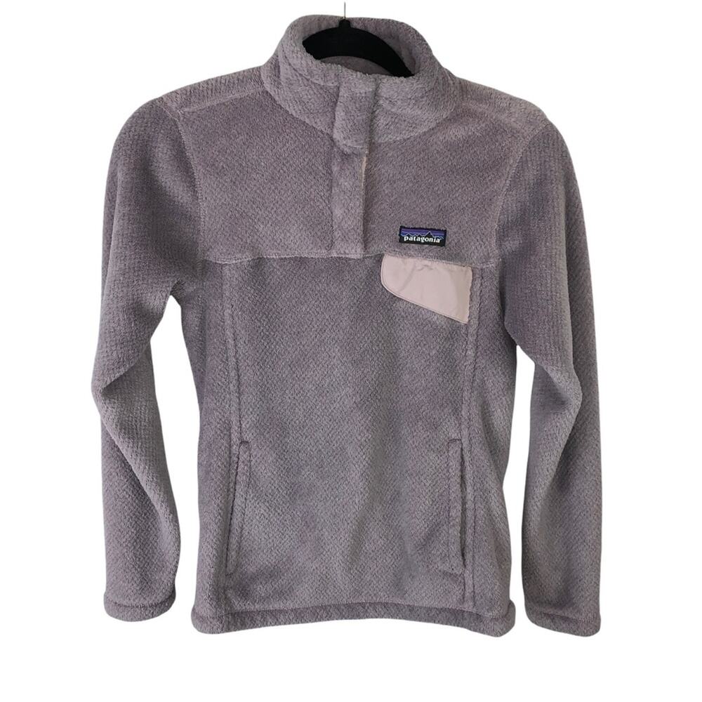 Patagonia Re-Tool Snap T Fleece Pullover Smokey Violet Purple sz XS